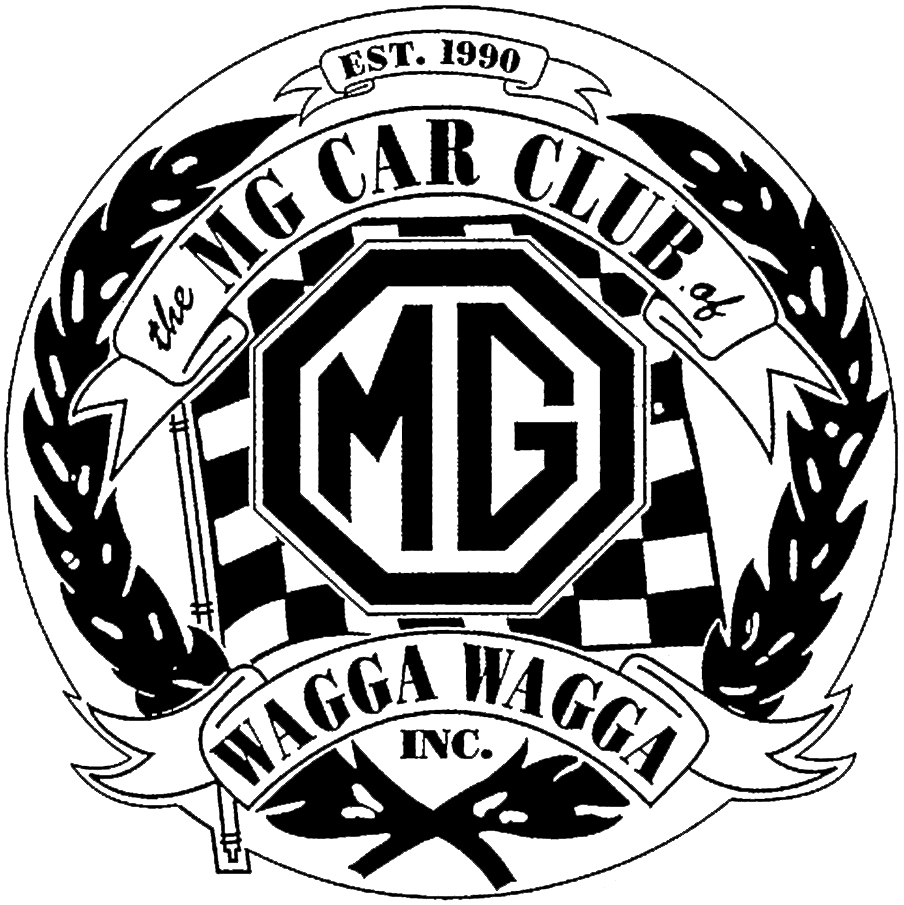 Logo •  MG Car Club <br>&nbsp;&nbsp; of Wagga Wagga