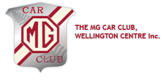 Logo MG Car Club Wellington Centre